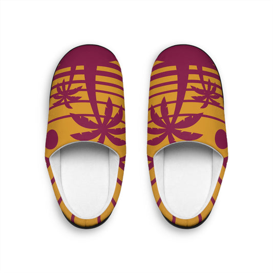 Foot Focus x Indoor Slippers 'Retro Sunset Beach'