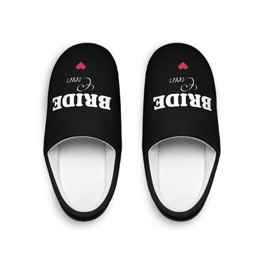 Foot Focus x Indoor Slippers "Bride's Crew" Black